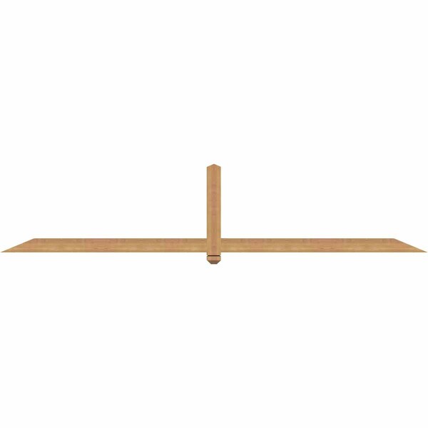 Ekena Millwork Eugene Smooth Timber Gable Bracket, Western Red Cedar, 108"W x 22"H x 3 1/2"D x 3 1/2"F, 5/12 Pitch GBW108X22X0404EUG00SWR - main
